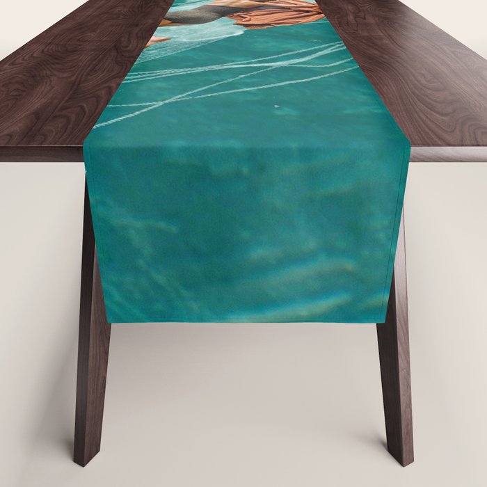 Wherever the current takes me (the jellyfish) Table Runner Gallery Image 1
