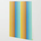 Gradient Curvature XII Beachy Blue and Orange Wallpaper Gallery Image 2