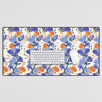folk spring flowers no2 Desk Mat Gallery Image 1
