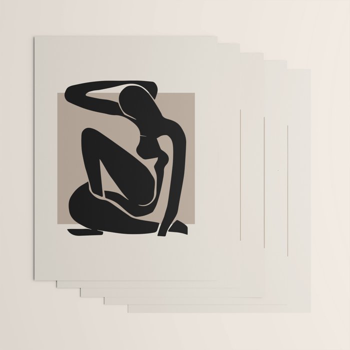 Female Matisse Print, Henri Matisse, Matisse Poster, Matisse Art,Matisse Cut Out, Fine Art Print Wrapping Paper Gallery Image 3