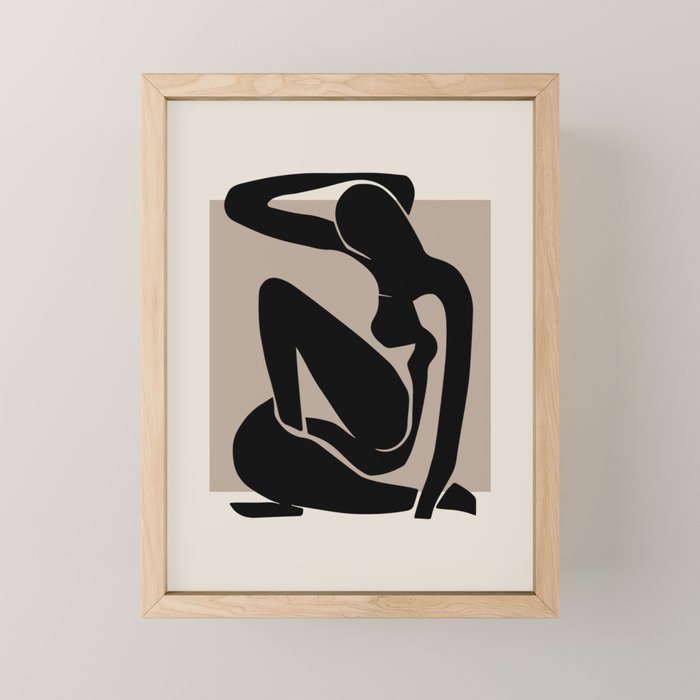 Female Matisse Print, Henri Matisse, Matisse Poster, Matisse Art,Matisse Cut Out, Fine Art Print Mini Art Print Gallery Image 1