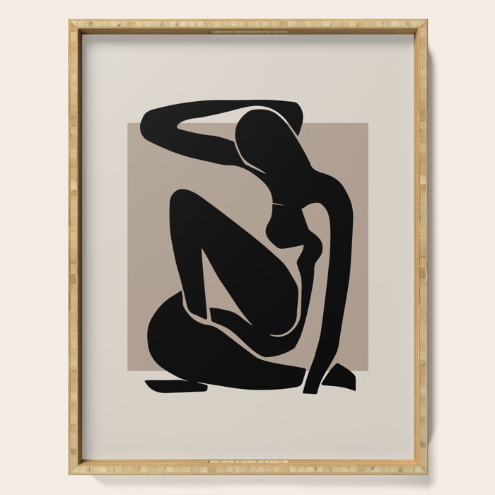 Female Matisse Print, Henri Matisse, Matisse Poster, Matisse Art,Matisse Cut Out, Fine Art Print Serving Tray Gallery Image 1