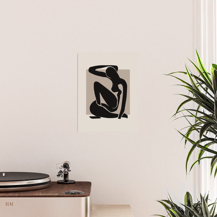 Female Matisse Print, Henri Matisse, Matisse Poster, Matisse Art,Matisse Cut Out, Fine Art Print Poster Gallery Image 2