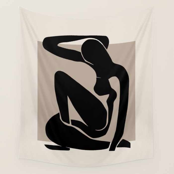 Female Matisse Print, Henri Matisse, Matisse Poster, Matisse Art,Matisse Cut Out, Fine Art Print Wall Tapestry Gallery Image 1