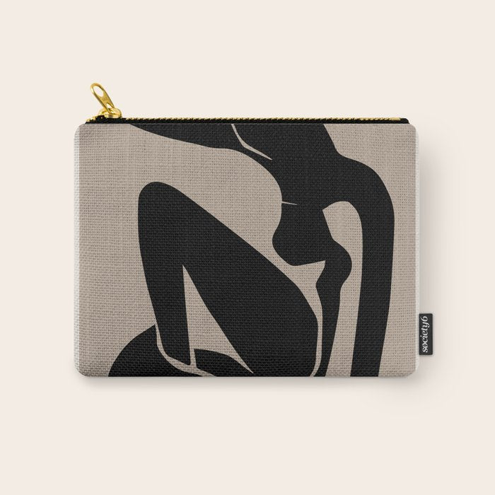 Female Matisse Print, Henri Matisse, Matisse Poster, Matisse Art,Matisse Cut Out, Fine Art Print Carry All Pouch Gallery Image 1