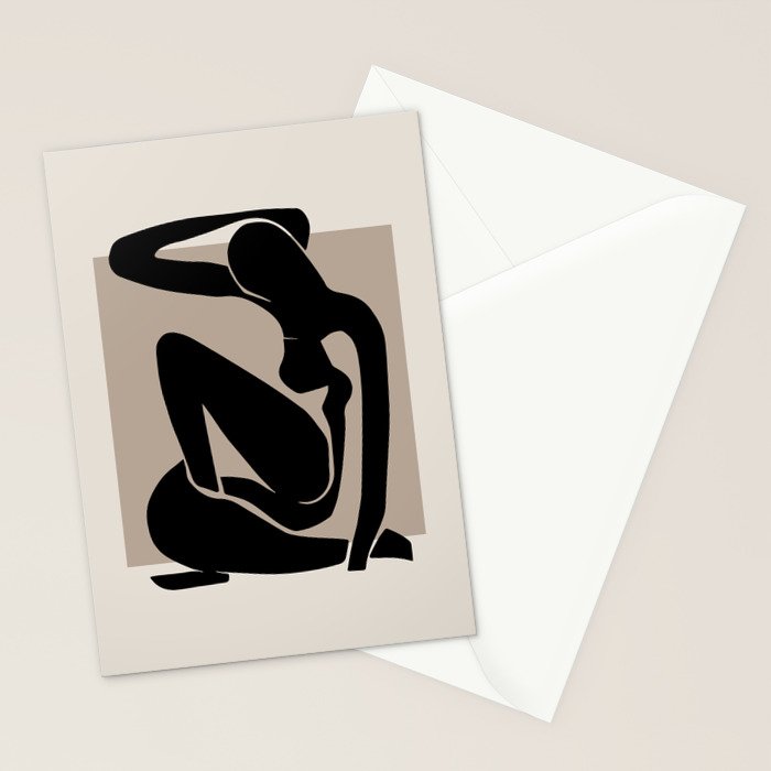 Female Matisse Print, Henri Matisse, Matisse Poster, Matisse Art,Matisse Cut Out, Fine Art Print Stationery Card Gallery Image 2