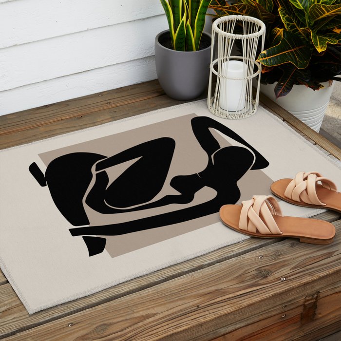 Female Matisse Print, Henri Matisse, Matisse Poster, Matisse Art,Matisse Cut Out, Fine Art Print Outdoor Rug Gallery Image 2