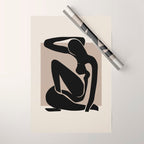 Female Matisse Print, Henri Matisse, Matisse Poster, Matisse Art,Matisse Cut Out, Fine Art Print Wrapping Paper Gallery Image 1