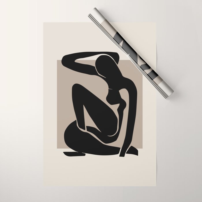 Female Matisse Print, Henri Matisse, Matisse Poster, Matisse Art,Matisse Cut Out, Fine Art Print Wrapping Paper Gallery Image 1