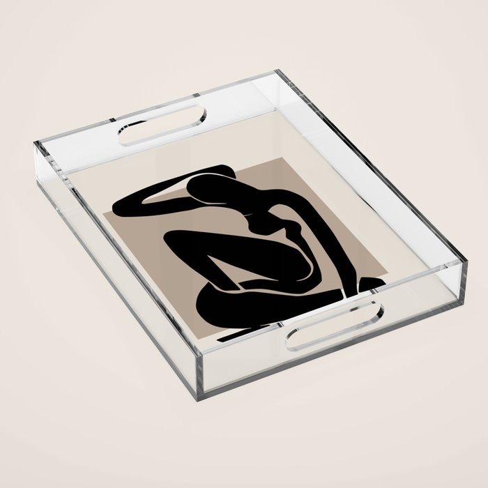 Female Matisse Print, Henri Matisse, Matisse Poster, Matisse Art,Matisse Cut Out, Fine Art Print Acrylic Tray Gallery Image 1