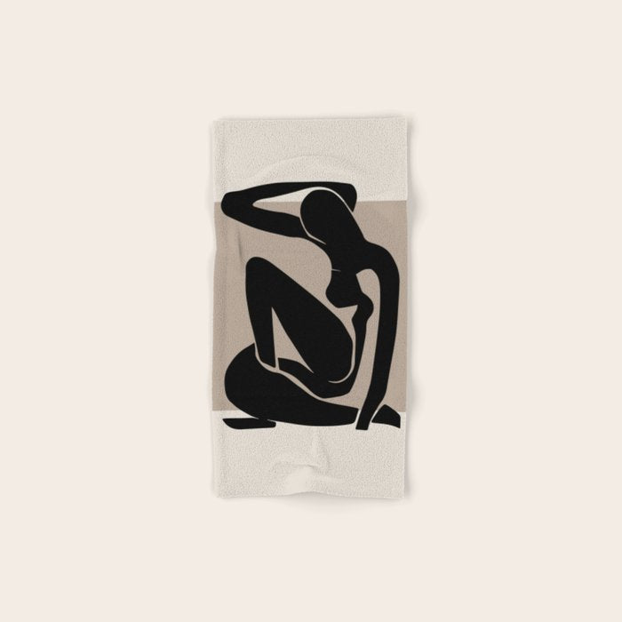 Female Matisse Print, Henri Matisse, Matisse Poster, Matisse Art,Matisse Cut Out, Fine Art Print Bath Towel Gallery Image 1