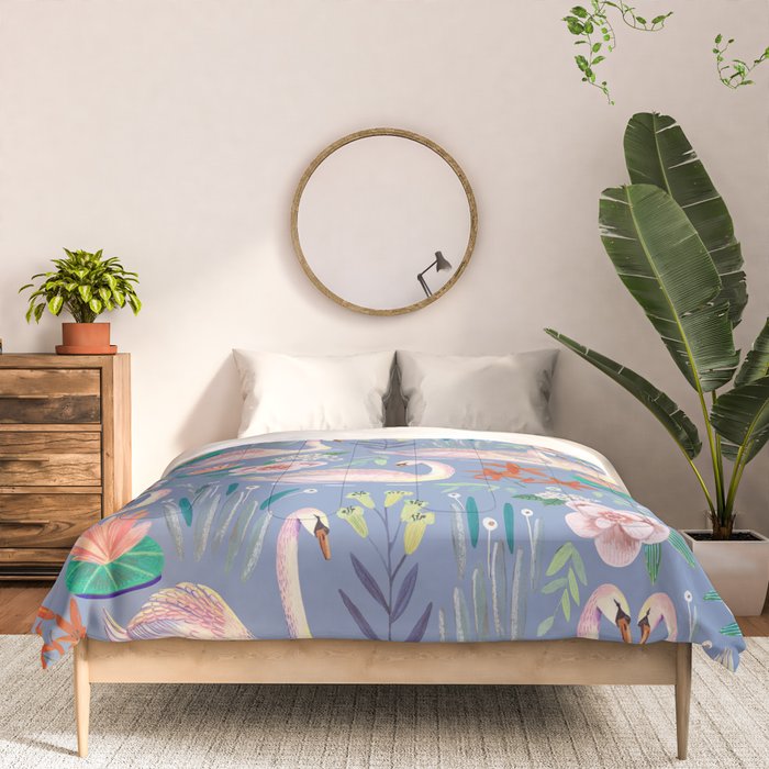 Swan Pattern Comforter Gallery Image 3