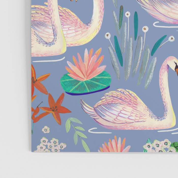 Swan Pattern Poster Gallery Image 3