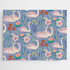Swan Pattern Jigsaw Puzzle Gallery Image 1