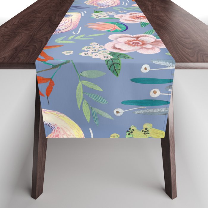 Swan Pattern Table Runner Gallery Image 1