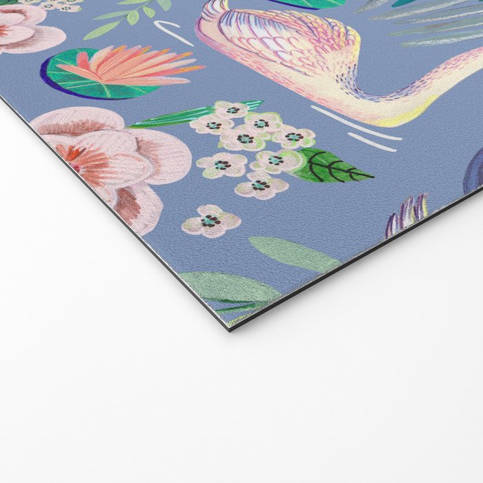 Swan Pattern Welcome Mat Gallery Image 2
