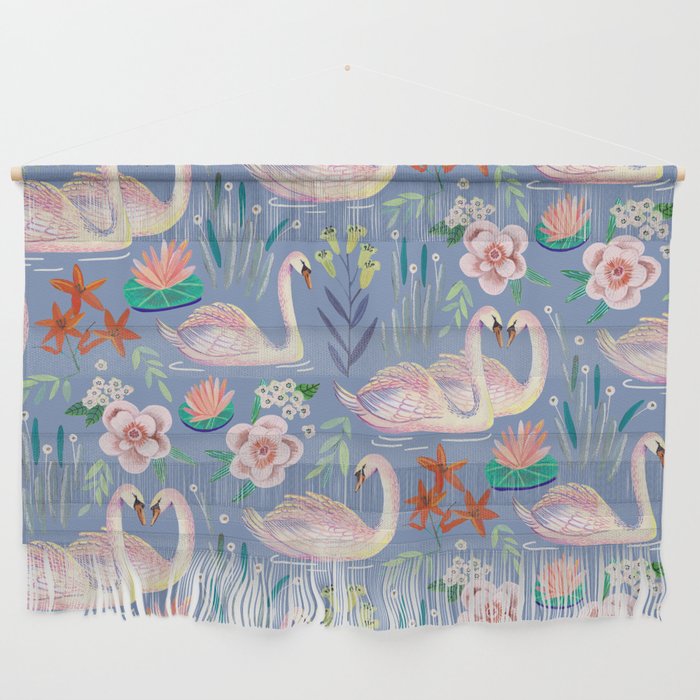 Swan Pattern Wall Hanging Gallery Image 1