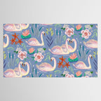 Swan Pattern Tablecloth Gallery Image 2