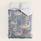 Swan Pattern Duvet Cover Gallery Image 6