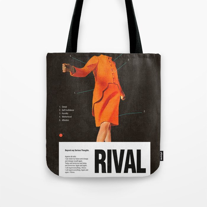 Self Rival Tote Bag Gallery Image 1