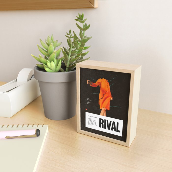 Self Rival Mini Art Print Gallery Image 2
