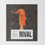 Self Rival Throw Blanket Gallery Image 2