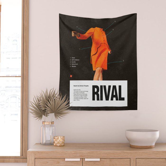 Self Rival Wall Tapestry Gallery Image 2