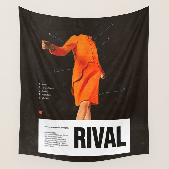 Self Rival Wall Tapestry Gallery Image 4