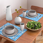 Blue water wave ripple texture pattern Placemat Gallery Image 2