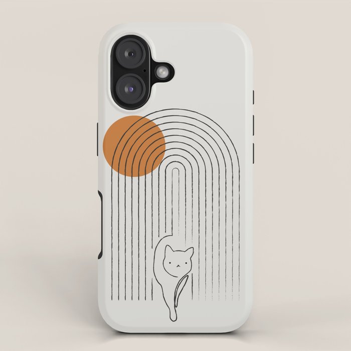 Cat Landscape 154 iPhone Case Gallery Image 1