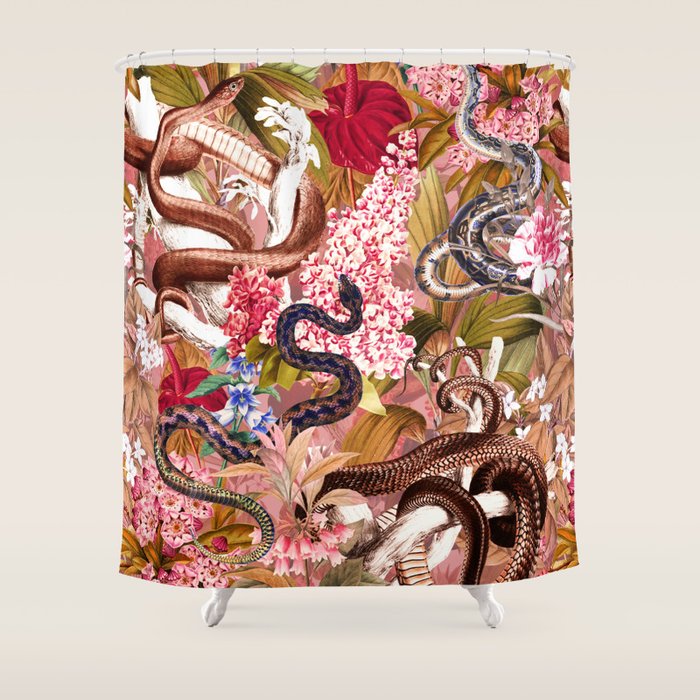 Dangers in the Forest VII Shower Curtain Gallery Image 1
