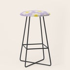 Happy Flower Retro Pattern Stool Gallery Image 1