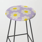 Happy Flower Retro Pattern Stool Gallery Image 2