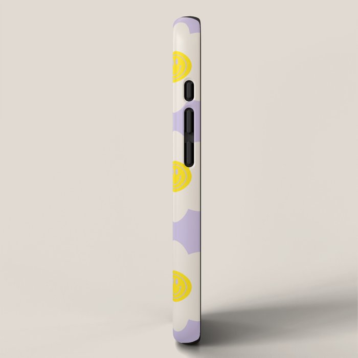 Happy Flower Retro Pattern iPhone Case Gallery Image 2