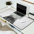 Otter - Black & White Desk Mat Gallery Image 2