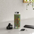 Gustav Klimt Farm Garden With Sunflowers  Water Bottle Gallery Image 4