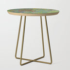 Gustav Klimt Farm Garden With Sunflowers  Side Table Gallery Image 1