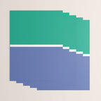 Color Block VI Green Blue Wrapping Paper Gallery Image 3