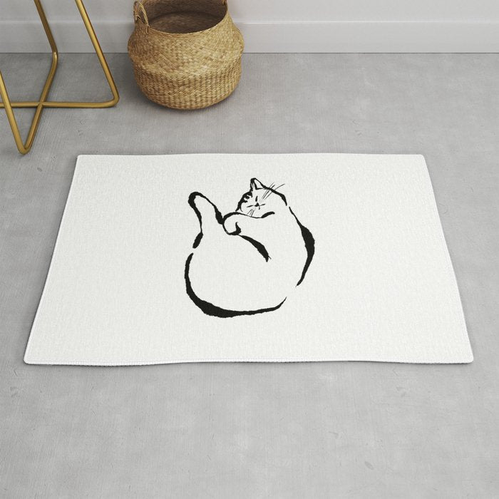 Sleeping Cat Rug Gallery Image 1