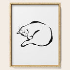 Sleeping Cat Serving Tray Gallery Image 1