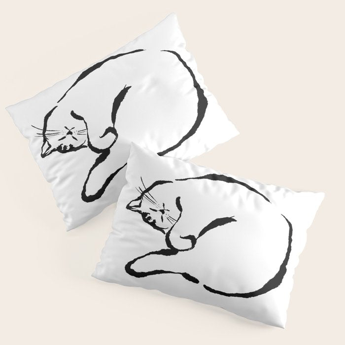 Sleeping Cat Pillow Sham Gallery Image 3