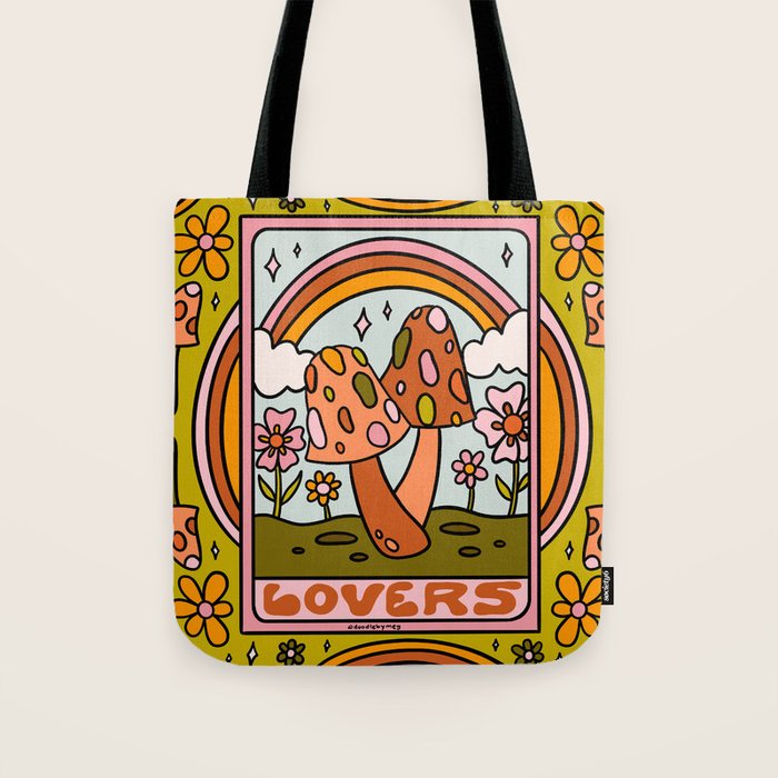 6. The Lovers Mushroom Tote Bag Gallery Image 1