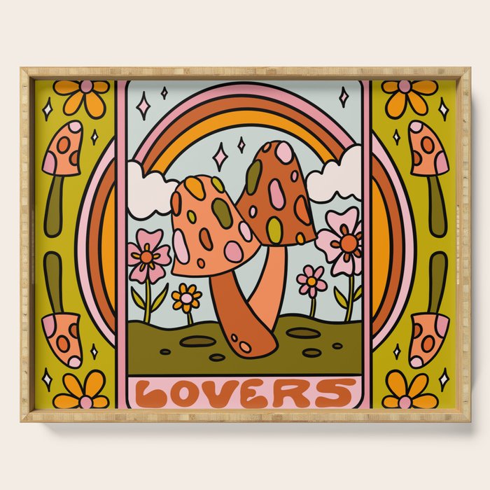 6. The Lovers Mushroom Serving Tray Gallery Image 1