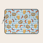 Oktoberfest Prezels Beer Sausages Laptop Sleeve Gallery Image 1