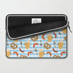 Oktoberfest Prezels Beer Sausages Laptop Sleeve Gallery Image 2