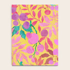 Exotic Fruit Garden Tropical Summer Foliage And Fruit Yellow Notebook Gallery Image 4