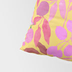 Exotic Fruit Garden Tropical Summer Foliage And Fruit Yellow Pillow Sham Gallery Image 4