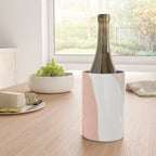 Abstract pink shapes & line art Wine Chiller Gallery Image 4