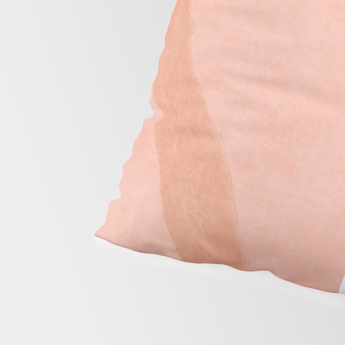 Abstract pink shapes & line art Pillow Sham Gallery Image 4