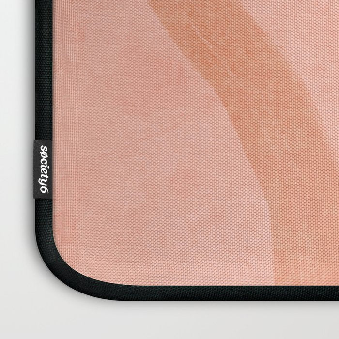 Abstract pink shapes & line art Laptop Sleeve Gallery Image 3